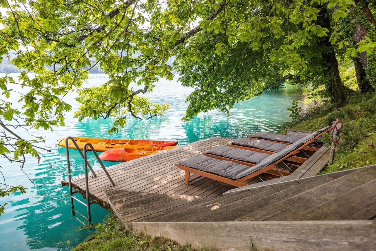 Private Beach House On Lake Bled Buitenkant foto