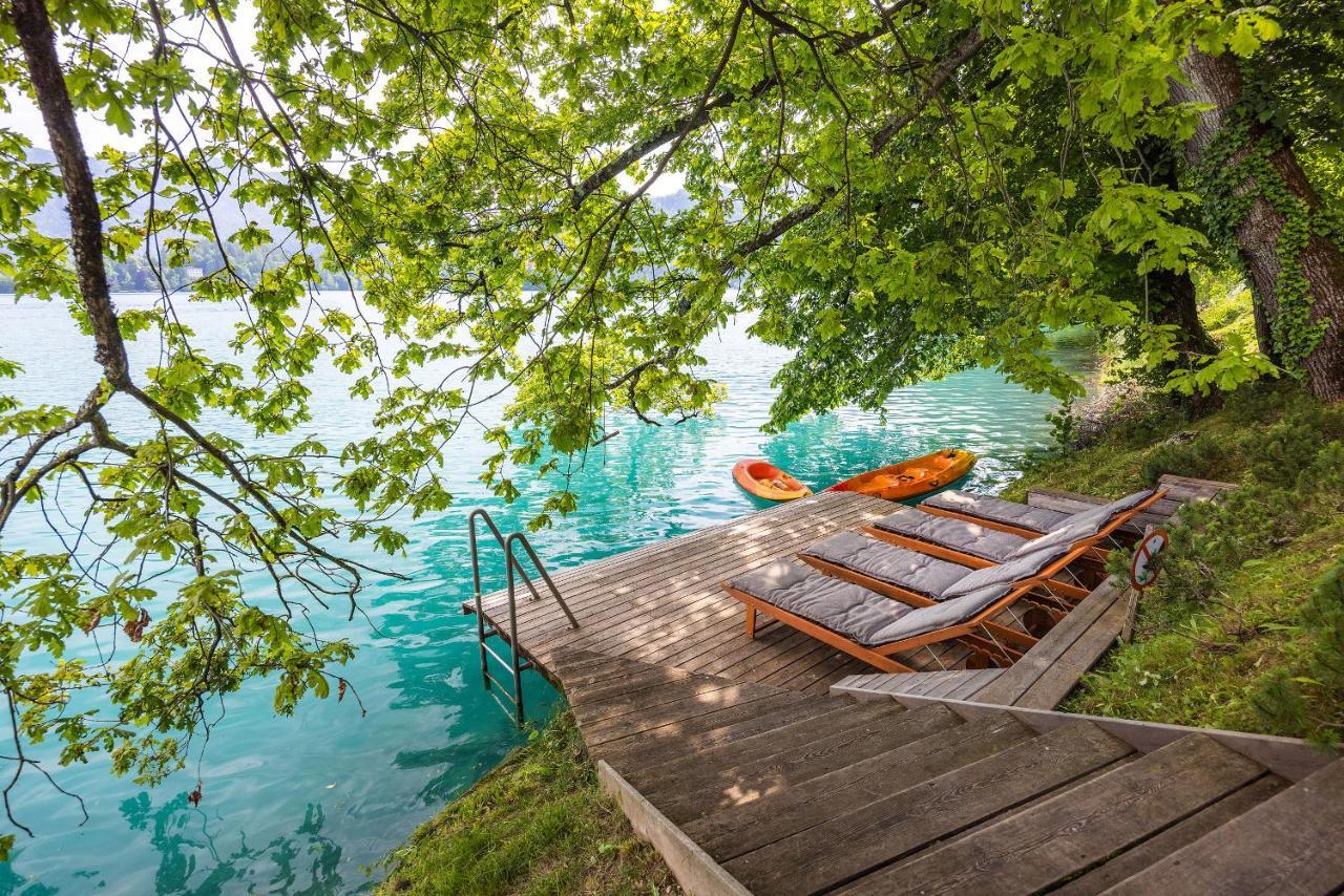 Private Beach House On Lake Bled Buitenkant foto