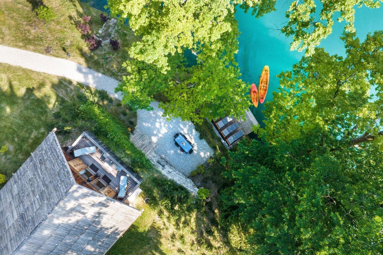 Private Beach House On Lake Bled Buitenkant foto