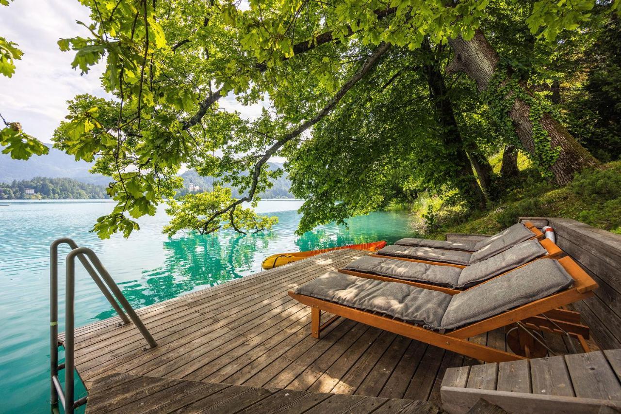 Private Beach House On Lake Bled Buitenkant foto