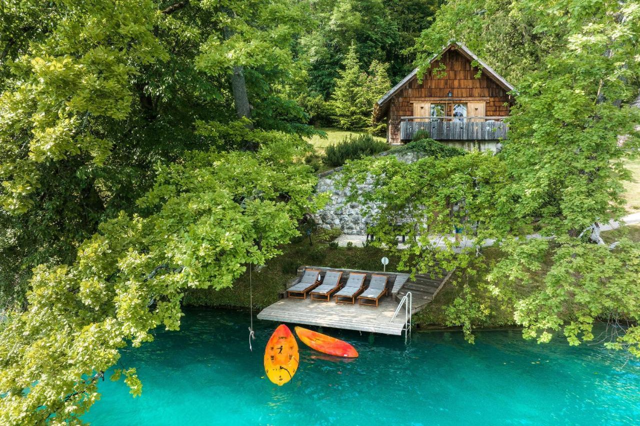 Private Beach House On Lake Bled Buitenkant foto